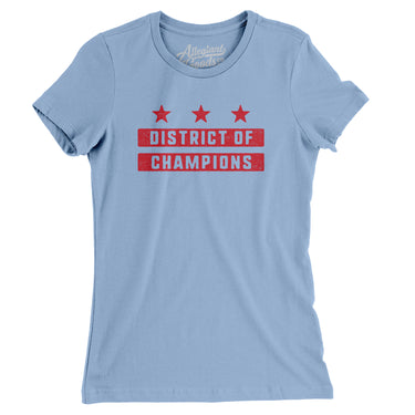 District Of Champions Women's T-Shirt-Allegiant Goods Co. Vintage Sports Apparel