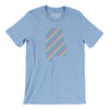 Alabama Pride State Men/Unisex T-Shirt-Baby Blue-Allegiant Goods Co. Vintage Sports Apparel