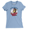 Albany-Colonie Diamond Dogs Baseball Women's T-Shirt-Baby Blue-Allegiant Goods Co. Vintage Sports Apparel