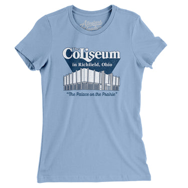 Richfield Ohio Coliseum Women's T-Shirt-Allegiant Goods Co. Vintage Sports Apparel