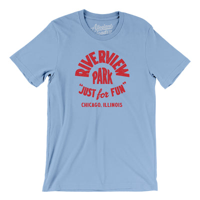 Riverview Park Amusement Park Badge Men/Unisex T-Shirt-Baby Blue-Allegiant Goods Co. Vintage Sports Apparel