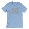 Wyoming Pride State Men/Unisex T-Shirt-Baby Blue-Allegiant Goods Co. Vintage Sports Apparel