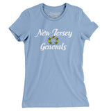 New Jersey Generals Football Women's T-Shirt-Allegiant Goods Co. Vintage Sports Apparel