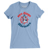 San Diego Mariners Hockey Women's T-Shirt-Baby Blue-Allegiant Goods Co. Vintage Sports Apparel