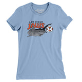 San Diego Jaws Soccer Women's T-Shirt-Allegiant Goods Co. Vintage Sports Apparel
