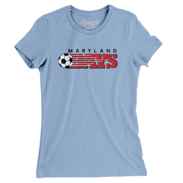 Maryland Bays Soccer Women's T-Shirt-Allegiant Goods Co. Vintage Sports Apparel