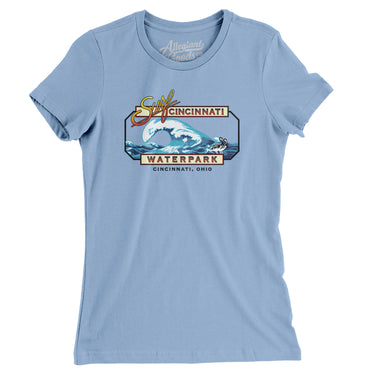 Surf Cincinnati Amusement Park Women's T-Shirt-Allegiant Goods Co. Vintage Sports Apparel