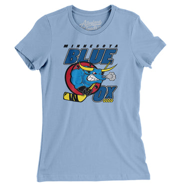 Minnesota Blue Ox Roller Hockey Women's T-Shirt-Allegiant Goods Co. Vintage Sports Apparel