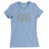 Washington Pride State Women's T-Shirt-Baby Blue-Allegiant Goods Co. Vintage Sports Apparel