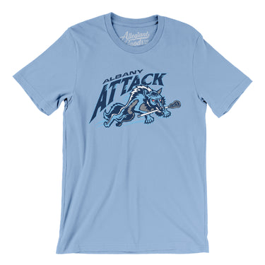 Albany Attack Lacrosse Men/Unisex T-Shirt-Allegiant Goods Co. Vintage Sports Apparel