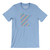 Minnesota Pride State Men/Unisex T-Shirt-Baby Blue-Allegiant Goods Co. Vintage Sports Apparel