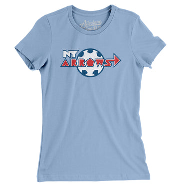 New York Arrows Soccer Women's T-Shirt-Allegiant Goods Co. Vintage Sports Apparel
