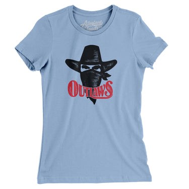 Arizona/Oklahoma Outlaws Football Women's T-Shirt-Allegiant Goods Co. Vintage Sports Apparel