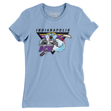 Indianapolis Ice Hockey Women's T-Shirt-Allegiant Goods Co. Vintage Sports Apparel
