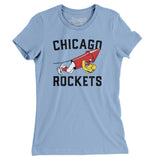 Chicago Rockets Football Women's T-Shirt-Allegiant Goods Co. Vintage Sports Apparel