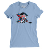 Long Island Jawz Roller Hockey Women's T-Shirt-Allegiant Goods Co. Vintage Sports Apparel