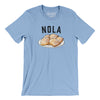 New Orleans Beignets Men/Unisex T-Shirt-Baby Blue-Allegiant Goods Co. Vintage Sports Apparel