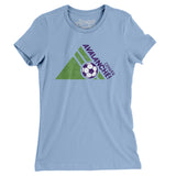 Denver Avalanche Soccer Women's T-Shirt-Allegiant Goods Co. Vintage Sports Apparel
