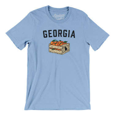 Georgia Peach Crate Men/Unisex T-Shirt-Allegiant Goods Co. Vintage Sports Apparel