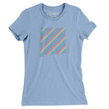 New Mexico Pride State Women's T-Shirt-Baby Blue-Allegiant Goods Co. Vintage Sports Apparel