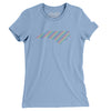 North Carolina Pride State Women's T-Shirt-Baby Blue-Allegiant Goods Co. Vintage Sports Apparel