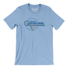 Las Vegas Quicksilvers Soccer Men/Unisex T-Shirt-Baby Blue-Allegiant Goods Co. Vintage Sports Apparel