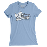 Chicago Winds Football Women's T-Shirt-Allegiant Goods Co. Vintage Sports Apparel