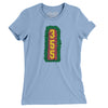 Ivy Outfield Wall Women's T-Shirt-Baby Blue-Allegiant Goods Co. Vintage Sports Apparel