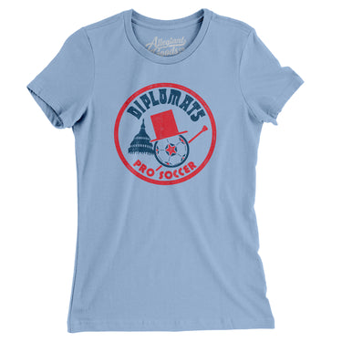 Washington Diplomats Soccer Women's T-Shirt-Allegiant Goods Co. Vintage Sports Apparel