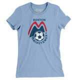 Boston Minutemen Soccer Women's T-Shirt-Allegiant Goods Co. Vintage Sports Apparel