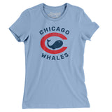 Chicago Whales Baseball Women's T-Shirt-Allegiant Goods Co. Vintage Sports Apparel