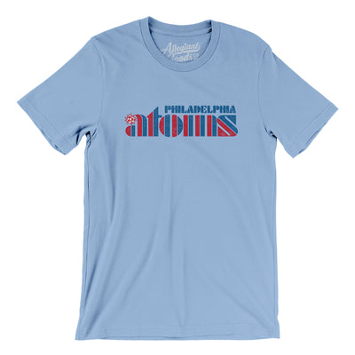 Philadelphia Atoms Soccer Men/Unisex T-Shirt-Baby Blue-Allegiant Goods Co. Vintage Sports Apparel