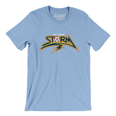 St. Louis Storm Soccer Men/Unisex T-Shirt-Allegiant Goods Co. Vintage Sports Apparel