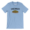 Cincinnati Chili Men/Unisex T-Shirt-Baby Blue-Allegiant Goods Co. Vintage Sports Apparel