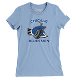 Chicago Bluesmen Roller Hockey Women's T-Shirt-Allegiant Goods Co. Vintage Sports Apparel