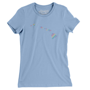 Hawaii Pride State Women's T-Shirt-Allegiant Goods Co. Vintage Sports Apparel