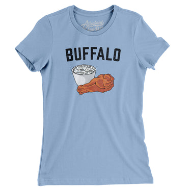 Buffalo Chicken Wings Women's T-Shirt-Allegiant Goods Co. Vintage Sports Apparel