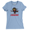Las Vegas Coyotes Roller Hockey Women's T-Shirt-Baby Blue-Allegiant Goods Co. Vintage Sports Apparel