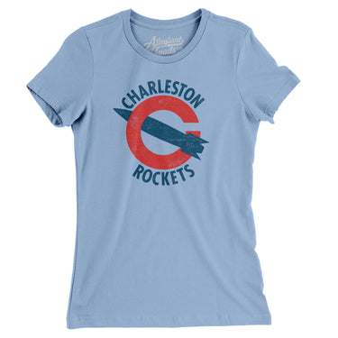 Charleston Rockets Football Women's T-Shirt-Allegiant Goods Co. Vintage Sports Apparel