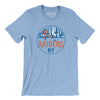 New York Raiders Hockey Men/Unisex T-Shirt-Baby Blue-Allegiant Goods Co. Vintage Sports Apparel