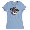 Austin Ice Bats Hockey Women's T-Shirt-Baby Blue-Allegiant Goods Co. Vintage Sports Apparel