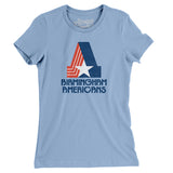 Birmingham Americans Football Women's T-Shirt-Allegiant Goods Co. Vintage Sports Apparel