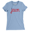 Baseball Jawn Women's T-Shirt-Baby Blue-Allegiant Goods Co. Vintage Sports Apparel
