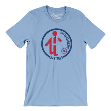 Hartford Bicentennials Soccer Men/Unisex T-Shirt-Allegiant Goods Co. Vintage Sports Apparel