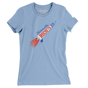 Jacksonville Rockets Hockey Women's T-Shirt-Allegiant Goods Co. Vintage Sports Apparel