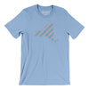 New York Pride State Men/Unisex T-Shirt-Baby Blue-Allegiant Goods Co. Vintage Sports Apparel