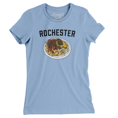 Rochester Garbage Plate Women's T-Shirt-Allegiant Goods Co. Vintage Sports Apparel