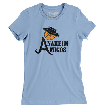 Anaheim Amigos Basketball Women's T-Shirt-Allegiant Goods Co. Vintage Sports Apparel