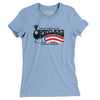Opryland USA Theme Park Women's T-Shirt-Baby Blue-Allegiant Goods Co. Vintage Sports Apparel