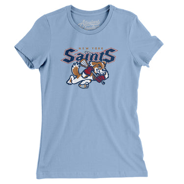 New York Saints Lacrosse Women's T-Shirt-Allegiant Goods Co. Vintage Sports Apparel
